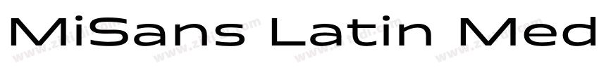 MiSans Latin Medium字体转换